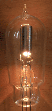 Diode with filament lit