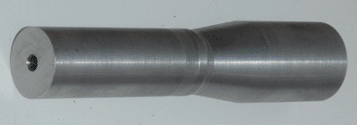 Cutter workpiece with second diameter and taper turned