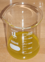 Oil and water layers