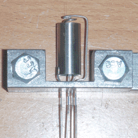 Wire assembly in holder