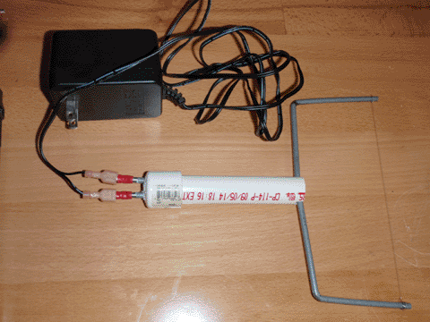 Hot wire cutter with power supply