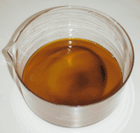 Raw linseed oil with catalyst