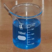 Copper sulfate in 30% lactic acid