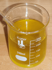 Oil and water layers