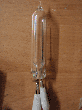 Glow tube, unlit