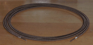 Roll of double-insulated flexible wire