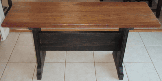 Table, front view